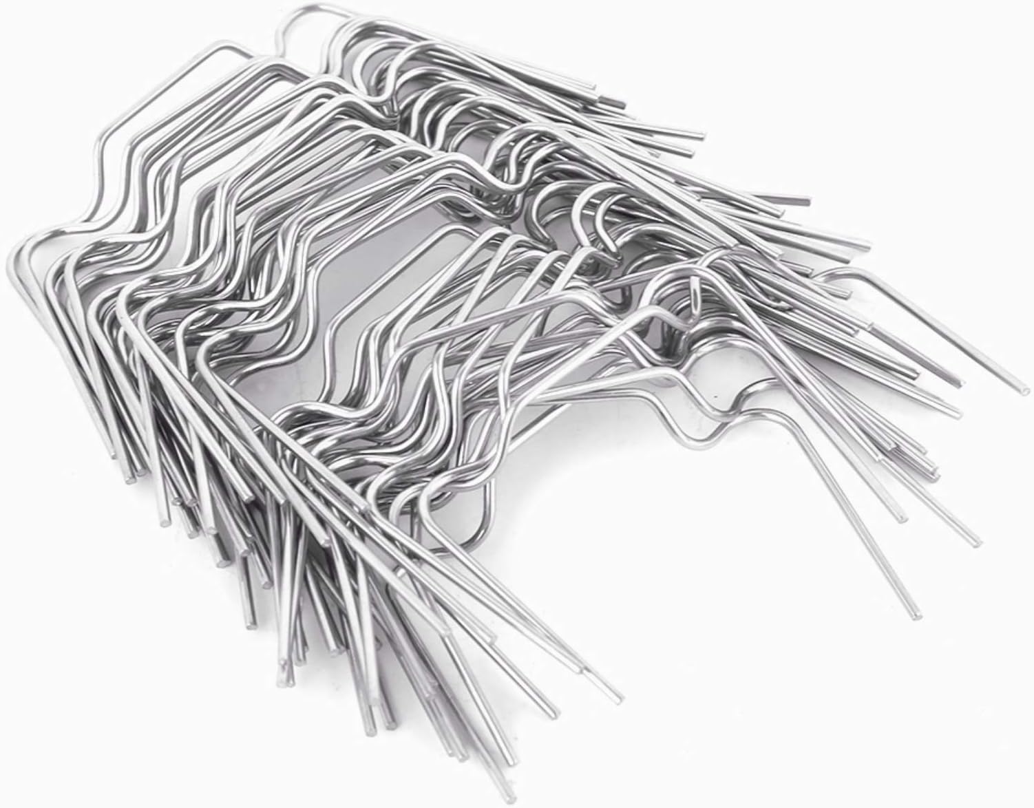50 Pieces Greenhouse Glass Clips, 1.6 mm Thick Stainless Steel