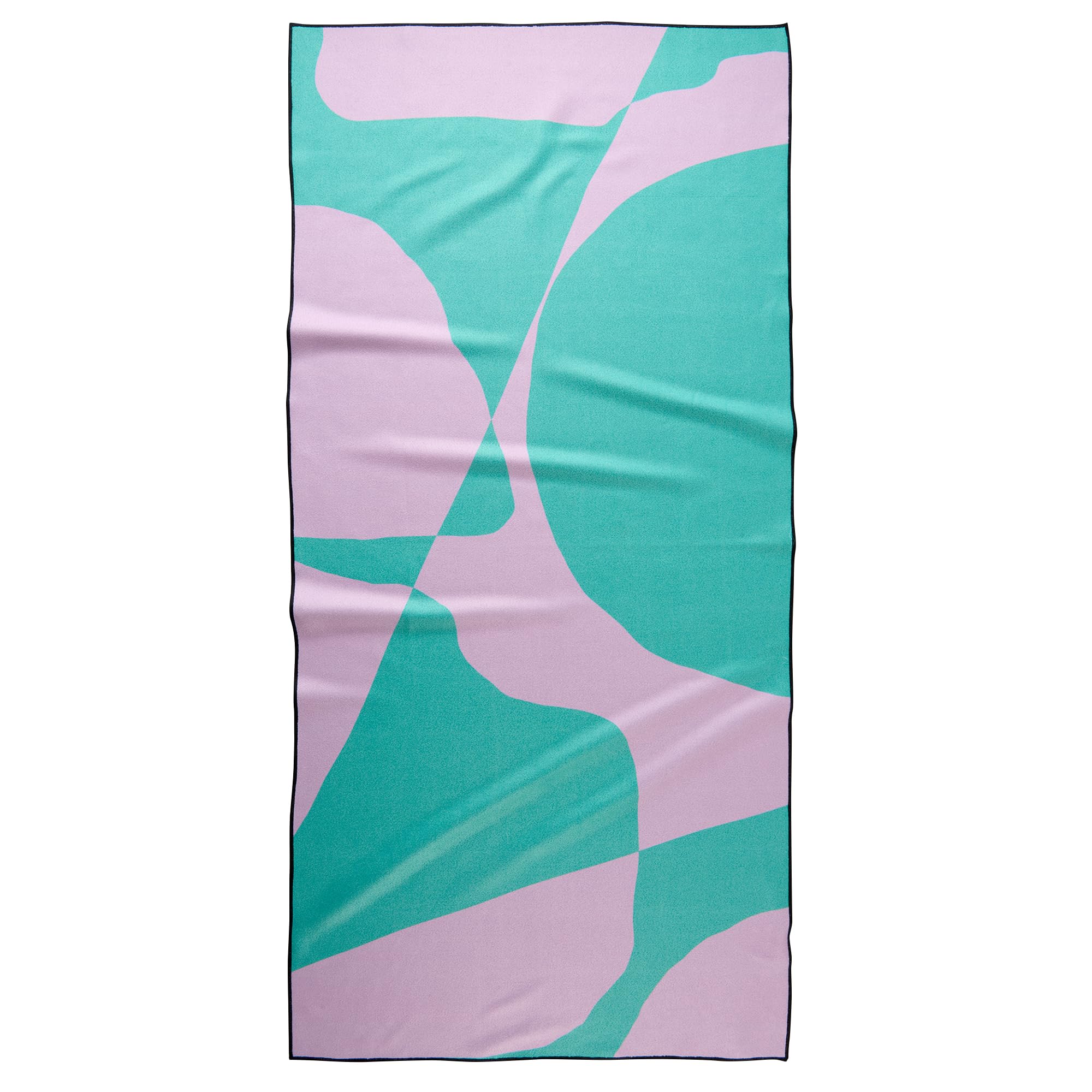 GEOMETRY Micro-Loop Beach Towel – Spring & Summer Collection – Quick-Dry, Sand-Resistant, Ultra-Absorbent Compact Towel for Beach & Travel (Abstract Life)