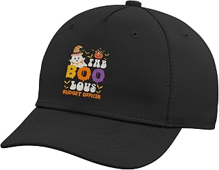 Faboolous Budget Officer Ghost Halloween Fun Adjustable Baseball Hat