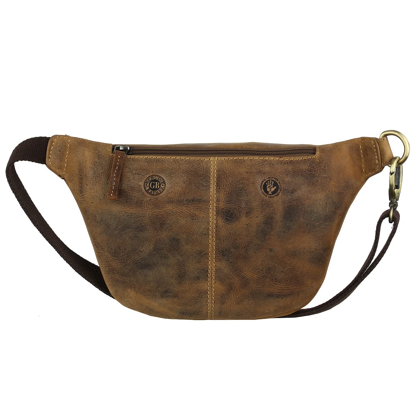 Greenburry Vintage Gürteltasche Leder 22 cm