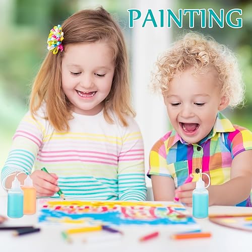 Miniatura 5 de Zhehao 100 botellas aplicadoras de pegamento con punta de aguja de precisión de 1.0 fl oz1 oz, botellas de pegamento translúcidas de punta estrecha,