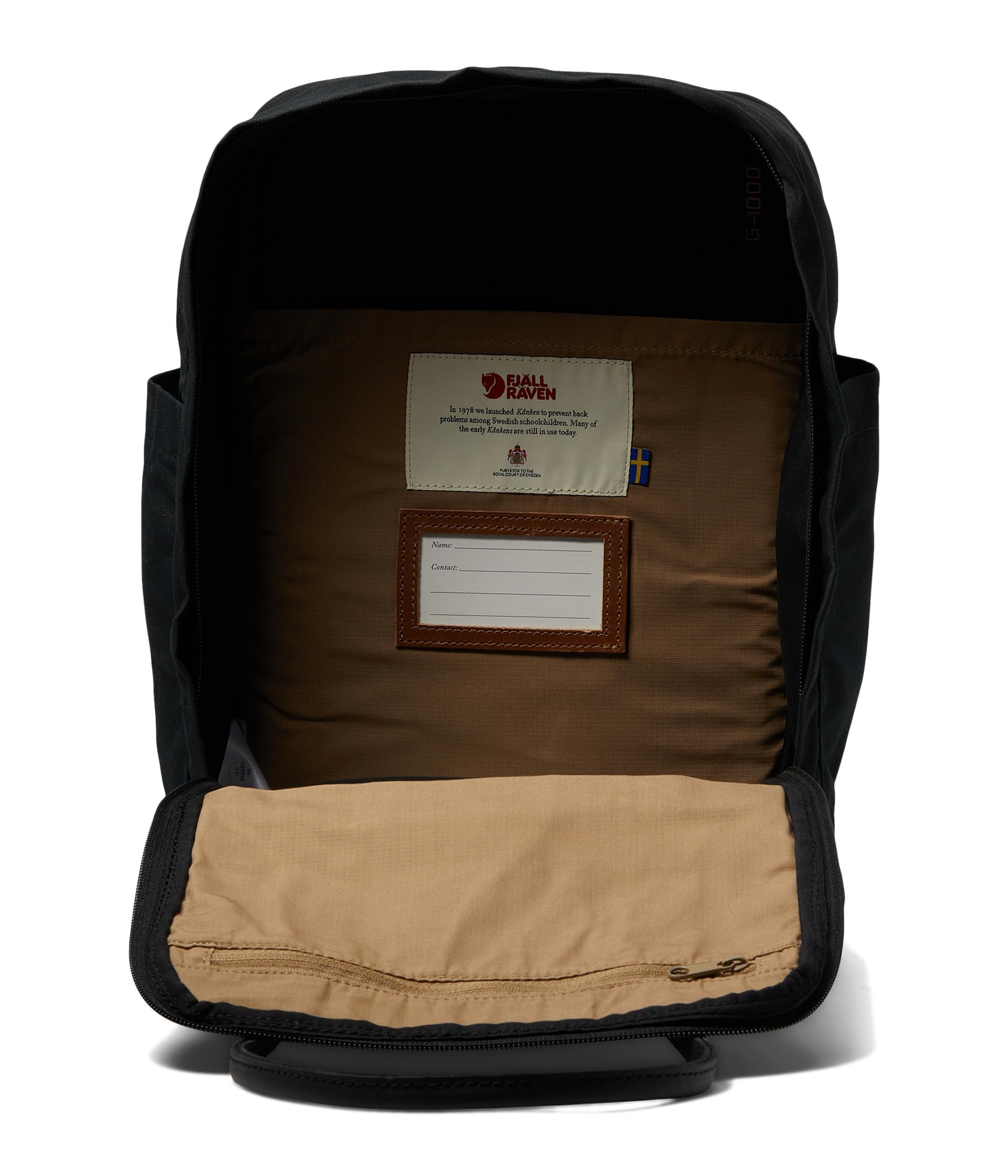 FJALLRAVEN Fjlaraben Kanken No. 2 - Laptop negra de 15 pulgadas, producto original