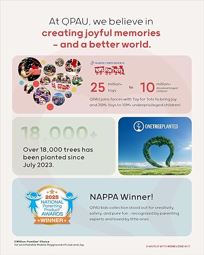 Miniatura 7 de QPAU Cama inflable de viaje para niños pequeños con tienda de campaña, colchón de aire ligero para niños con bomba de mano, solución portátil para