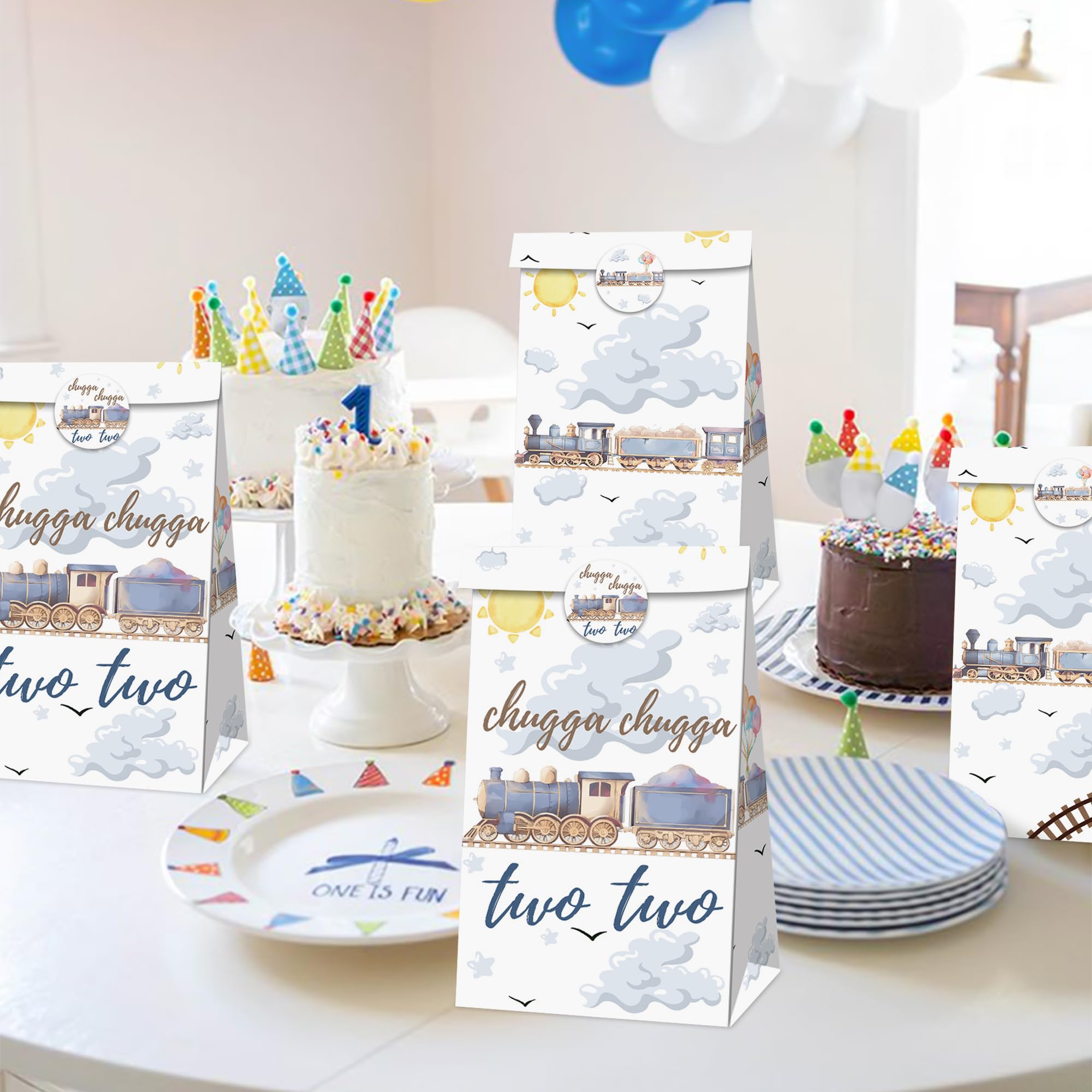 12 pcs tarin party supplies sacchetti di bomboniere per feste in treno caramelle goodies trattare sacchetti per la decorazione della festa chugga chugga two two choo choo im due compleanno