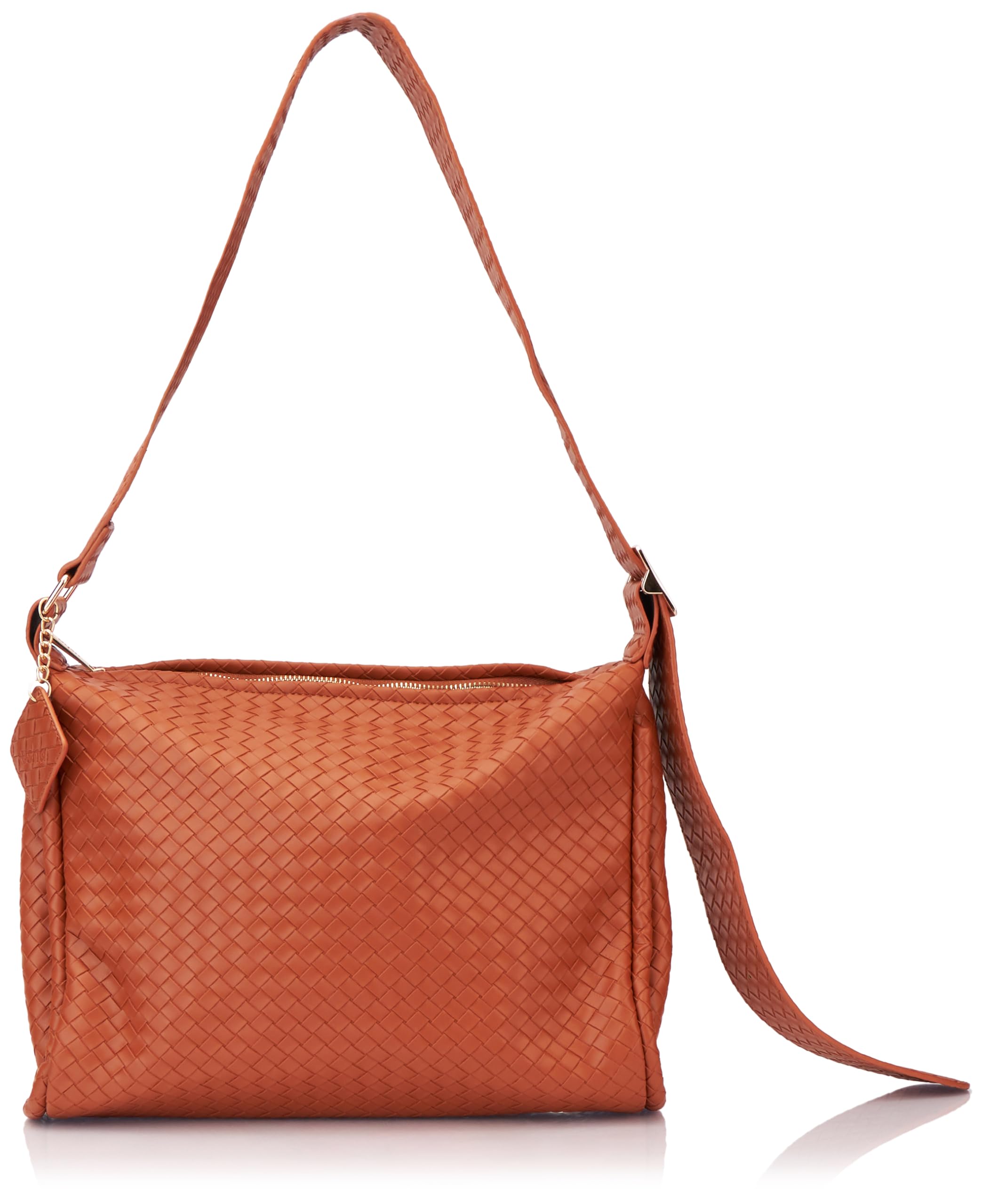 FENIA Women's Camel Shoulder Bag, Camel, One size