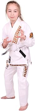 Tatami Fightwear Meerkatsu Kids Animal BJJ Gi - White