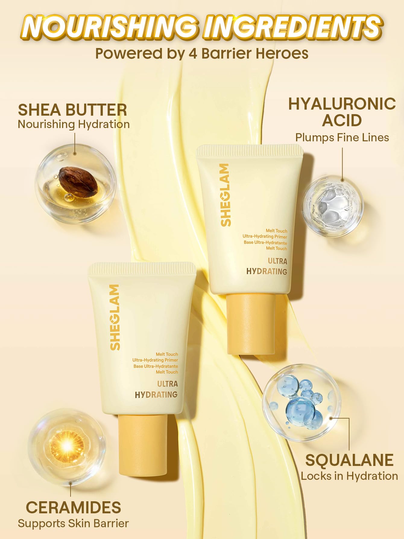 SHEGLAM Melt Touch Ultra Hydrating Primer Hydratant Lissage