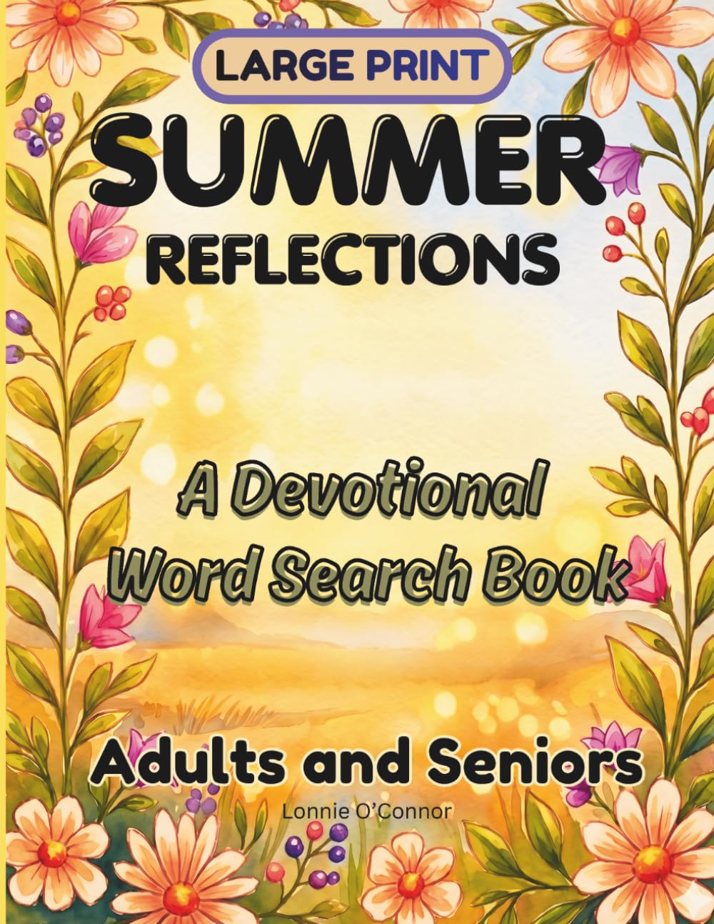 Summer Reflections: A Large-Print Devotional Word Search for Adults and Seniors