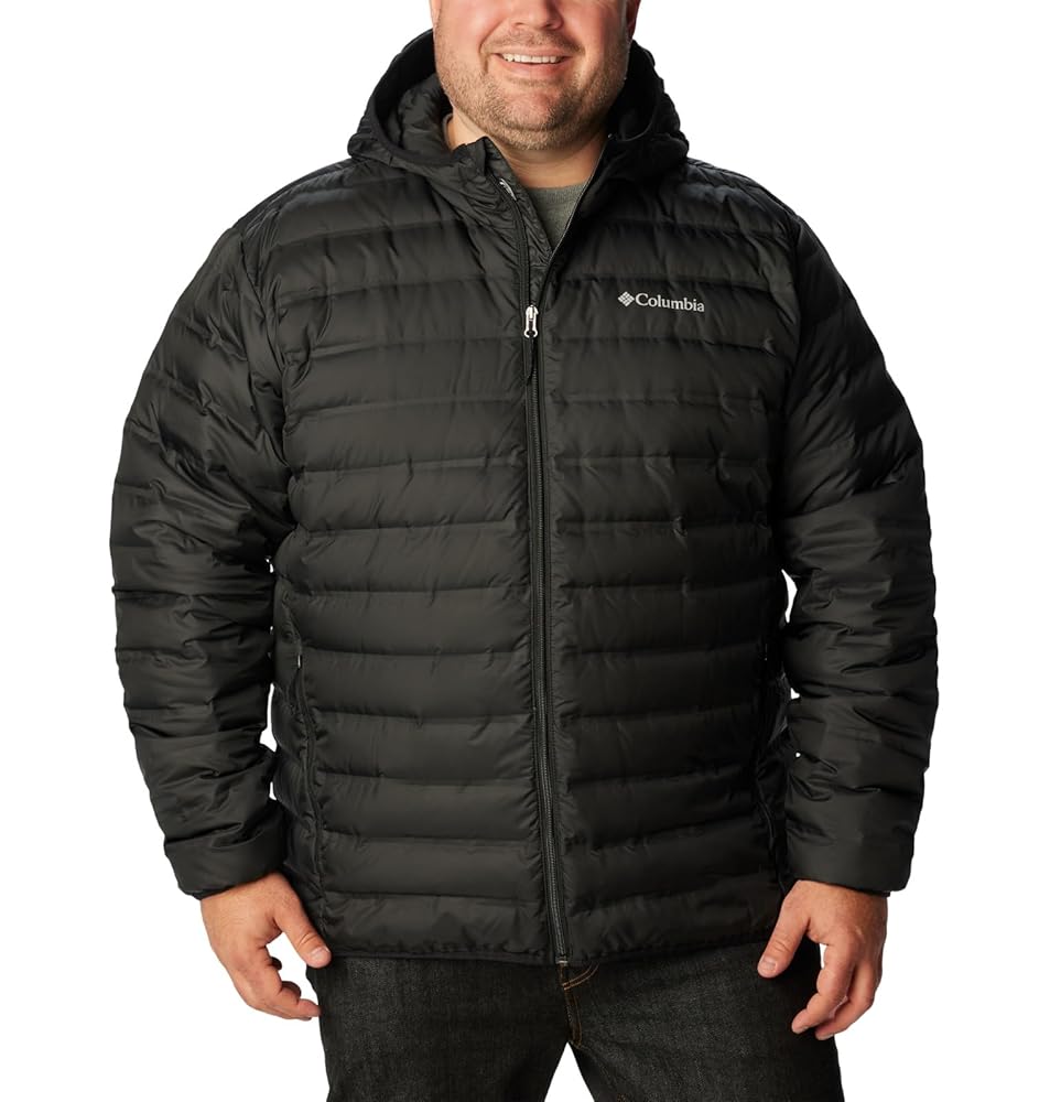 Columbia Lake22 ダウンジャケット ブラック XXLサイズ Columbia Men's Lake 22 Down Hooded Jacket, Black, Small