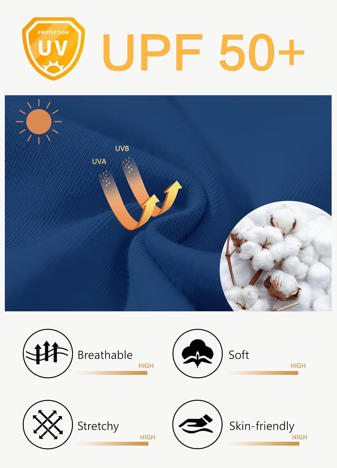 JWM Men's 7" Sweat Shorts Royal Blue - Image 5