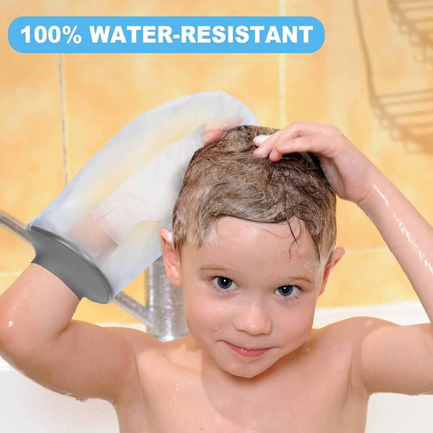 Buy Waterproof Cast Cover for Shower Kids Arm, Reusable Bath Cast Cover