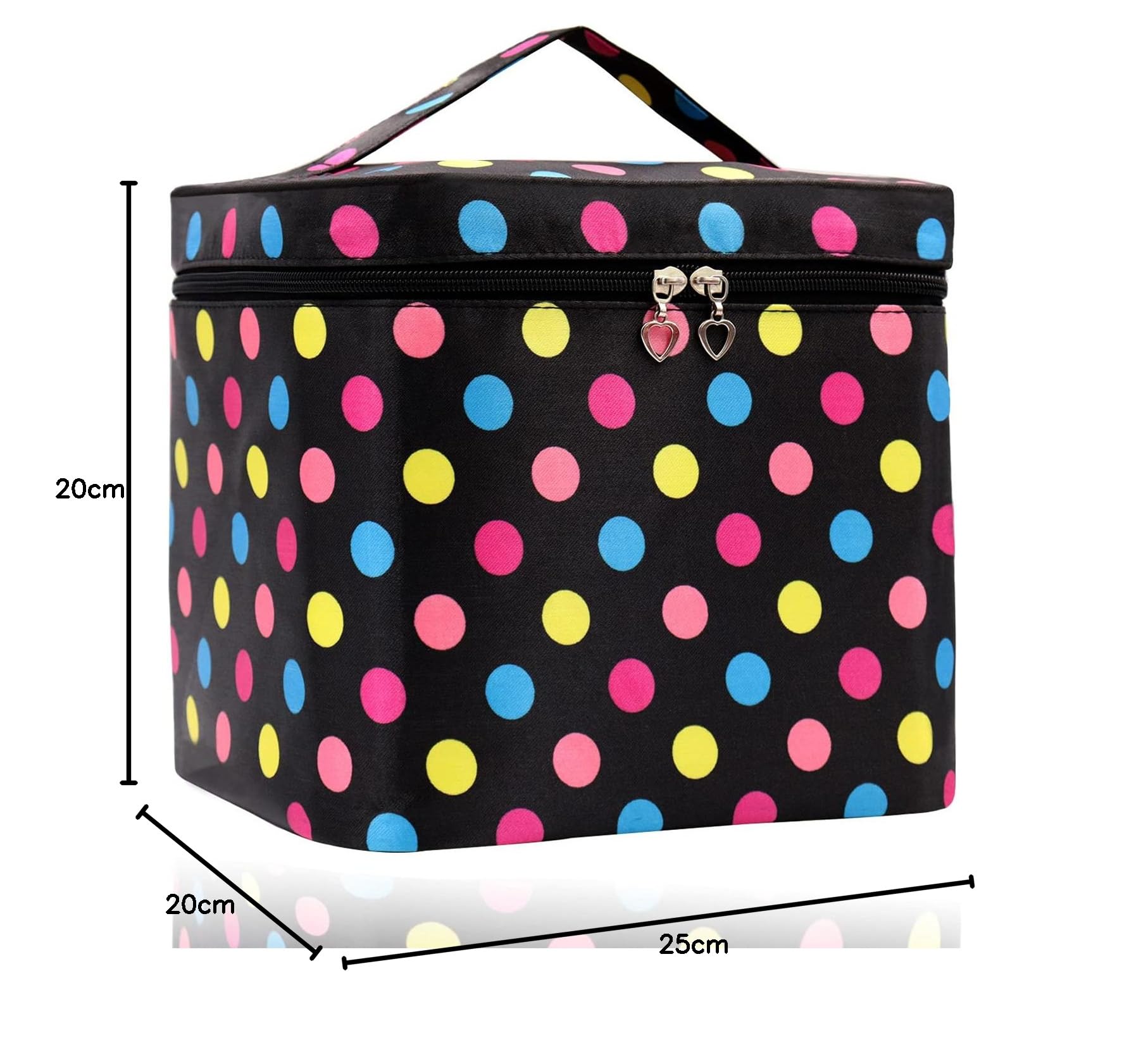 Grande Trousse per Trucchi,Trousse da Viaggio per Cosmetici,Borsa da Viaggio con Manico,Beauty Case da Viaggio, per Cosmetici, Trucchi e Spazzole
