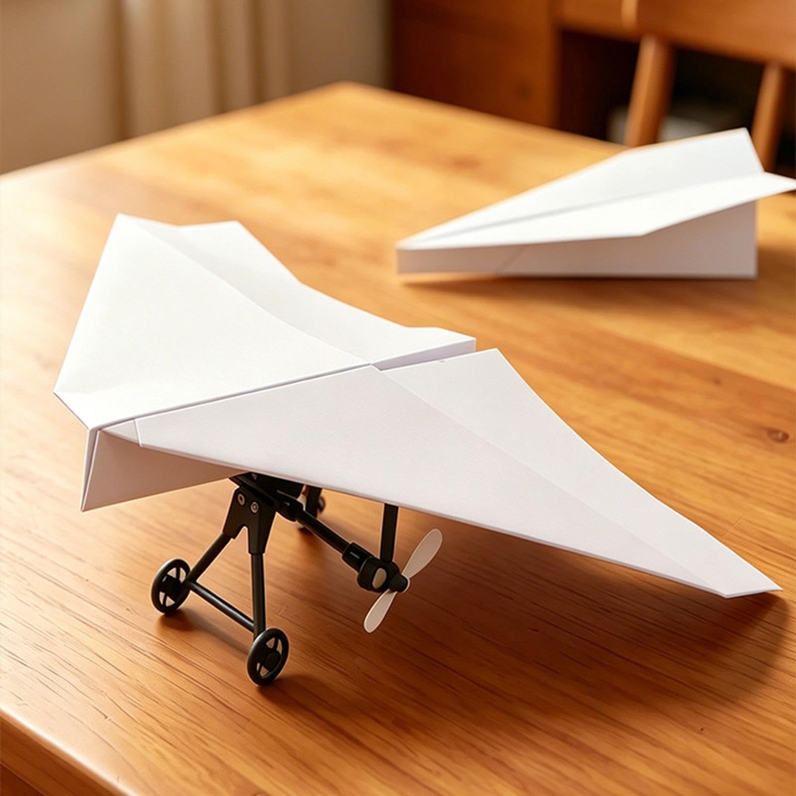 DIY Zestaw RC Samolot Edukacyjny Zestaw Samolotu RC Elektrycznego | Zdalnie Sterowany Papierowy Samolot Dla Nastolatków I Dorosłych Park Ogród Podwórko Zawody