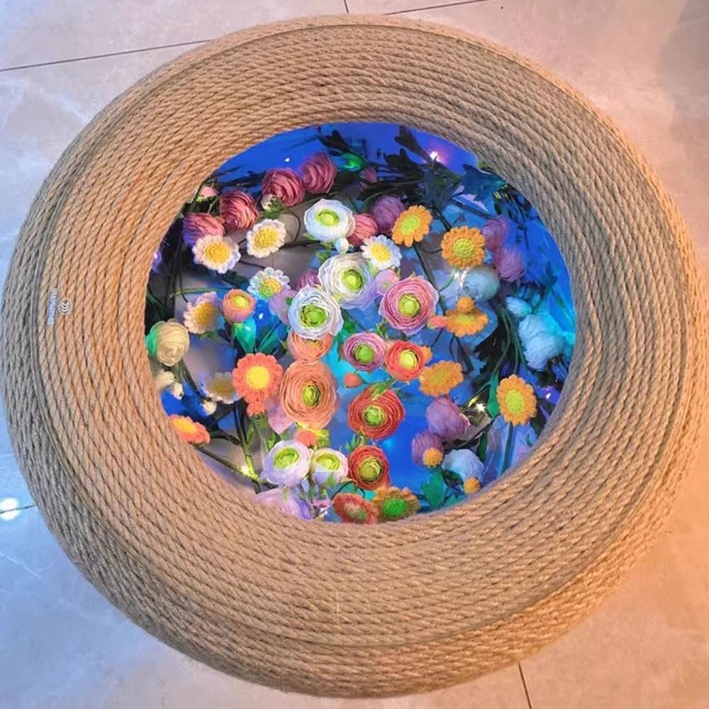 Round Glass Table Top Ø18 24" 32" 40" Replacement Glass Tops for Outdoor Patio Table, 8mm Thick Tempered Table Top(Ø108cm/42.5in)