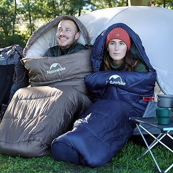Amazon.co.jp: Naturehike 公式 寝袋 マミー型 シュラフ 冬用 -5℃~4