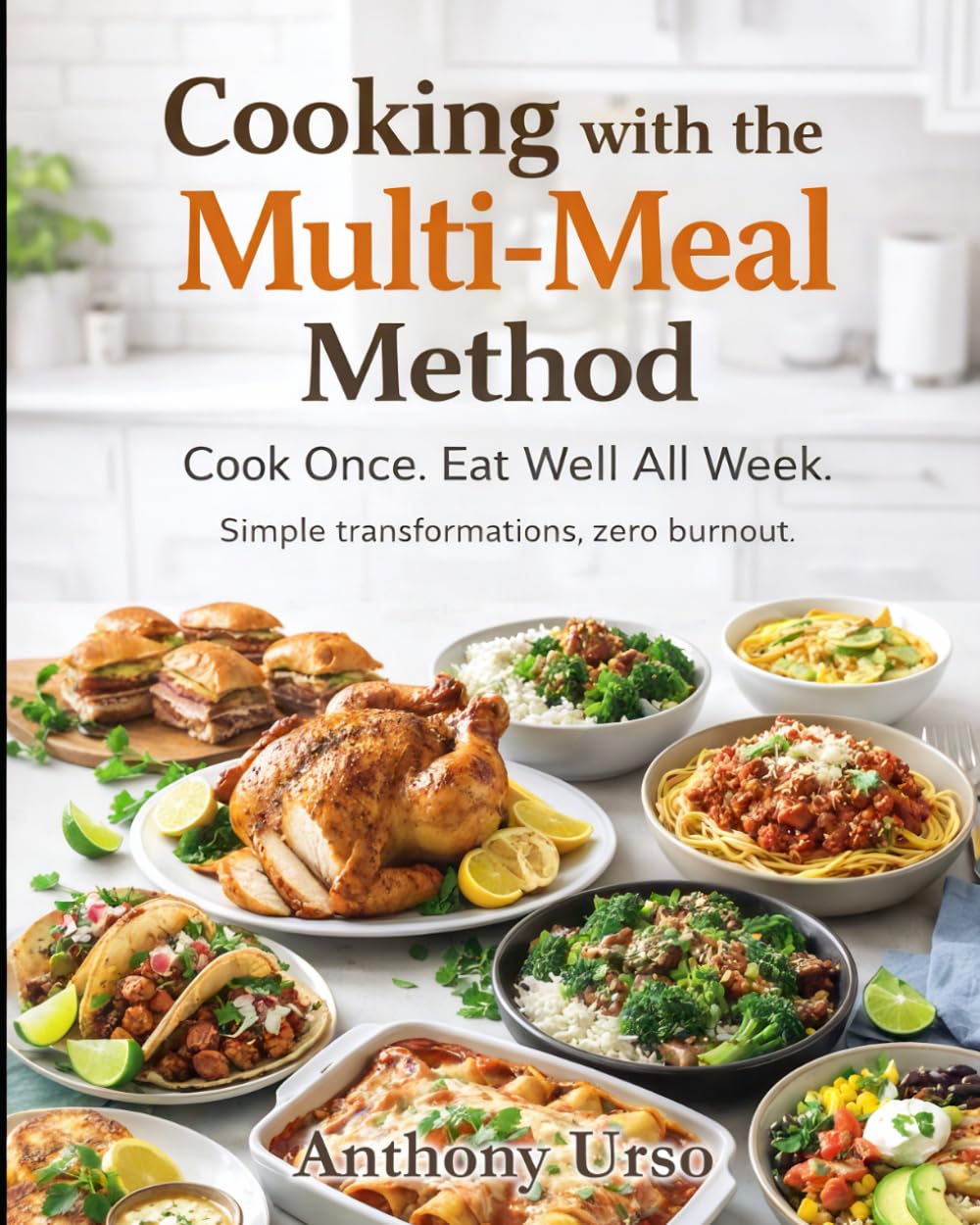 Cooking with the Multi-Meal Method: Cook once. Eat well all week. Simple transformations, zero burnout.