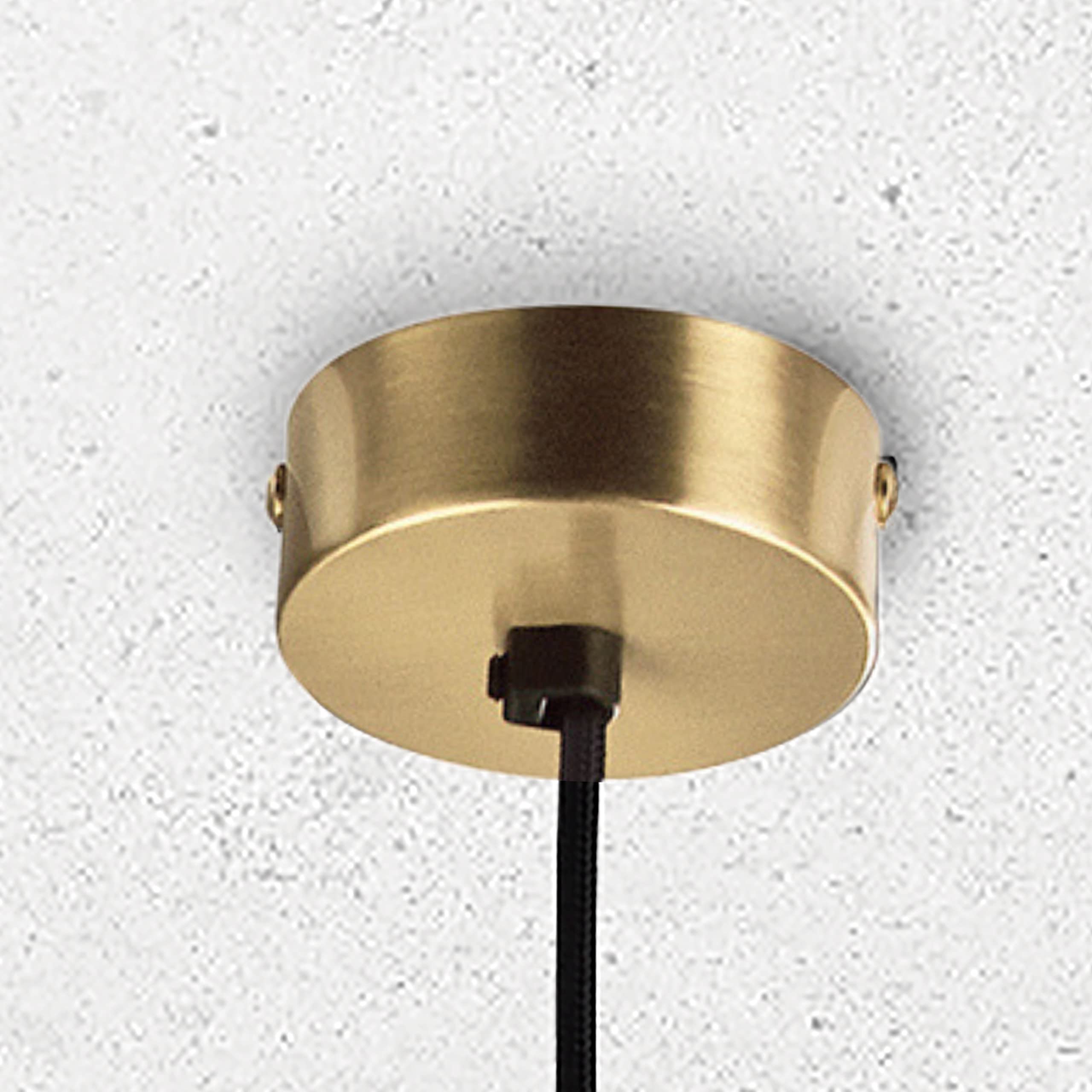 Lámpara colgante TANIA Gold GU10 plafón para interiores IP20. Lámpara colgante ideal para la colocación en serie de mostradores, bares, islas de cocina o salones.