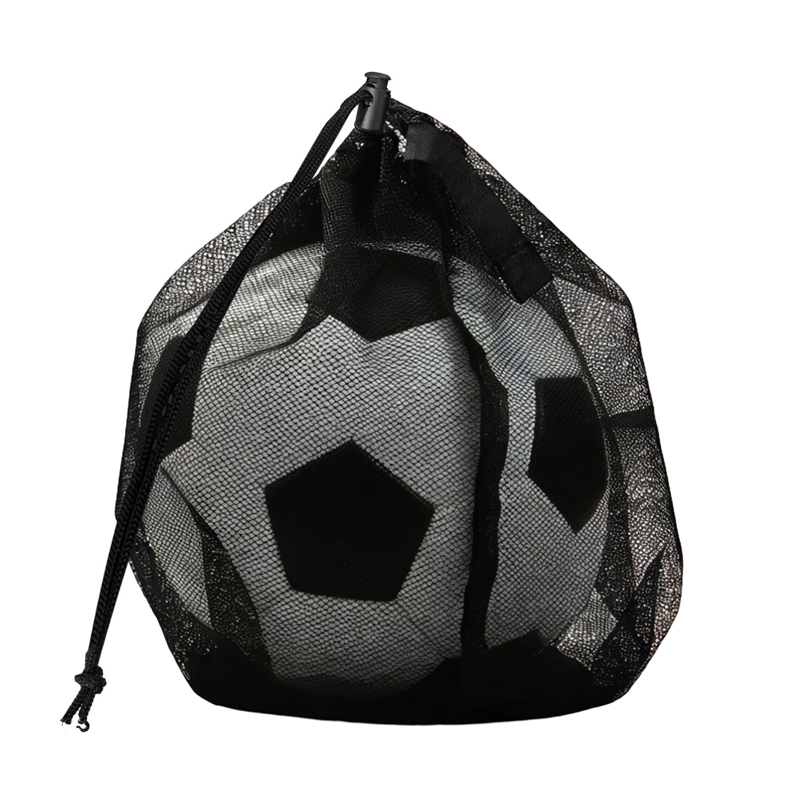 Bolsa de Baloncesto con Cordón, Red para Pelotas, ​​Mochila Portátil de Pelota para Pelotas con Cordón y Gancho, Bolsa de Bola para Llevar Baloncesto Voleibol Fútbol Americano