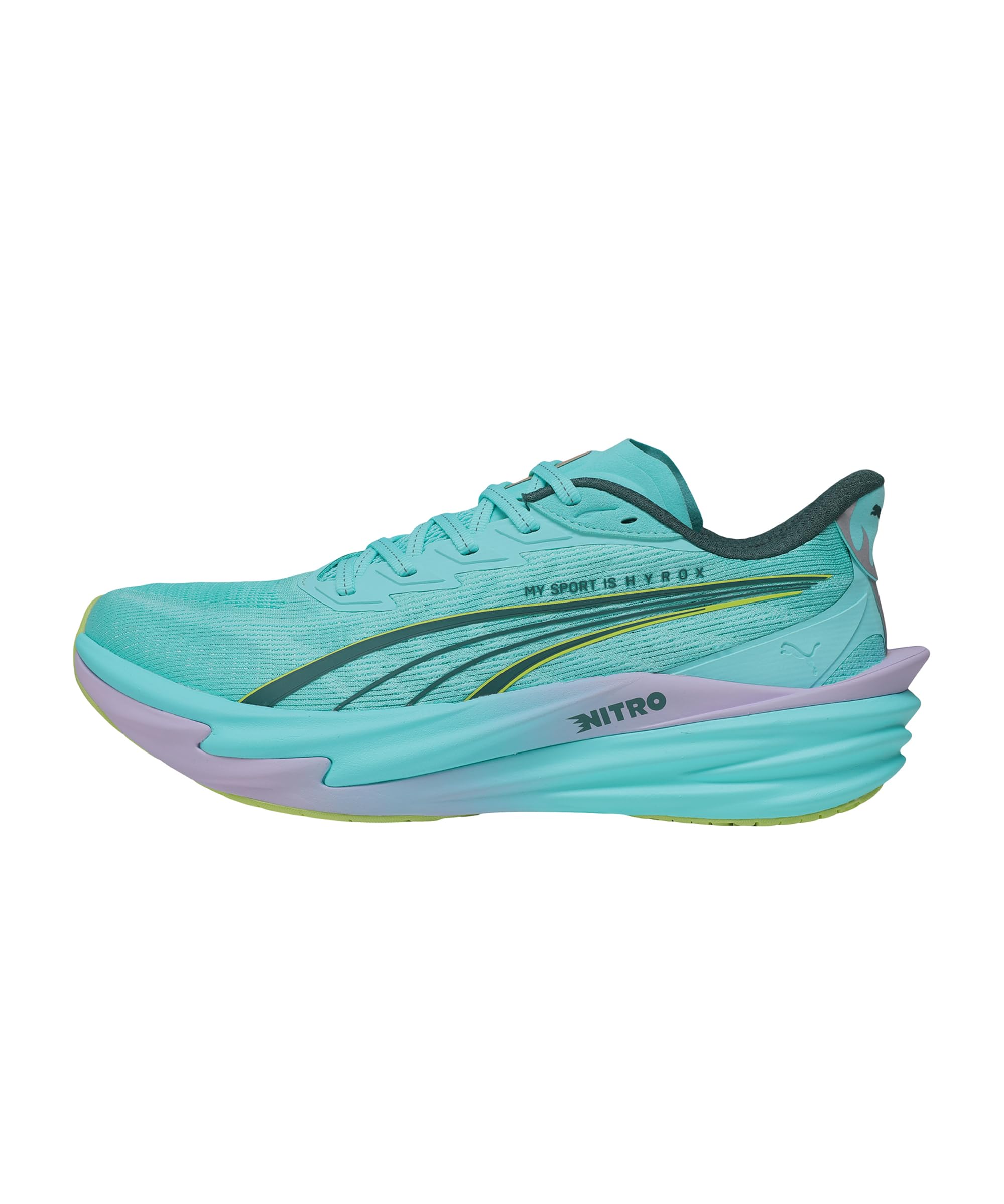 PUMA Deviate Nitro 4 Hyrox Zapatillas para Correr Zapatilla Neutral Hombres Turquesa - Intense Mint-Light Lavender 44