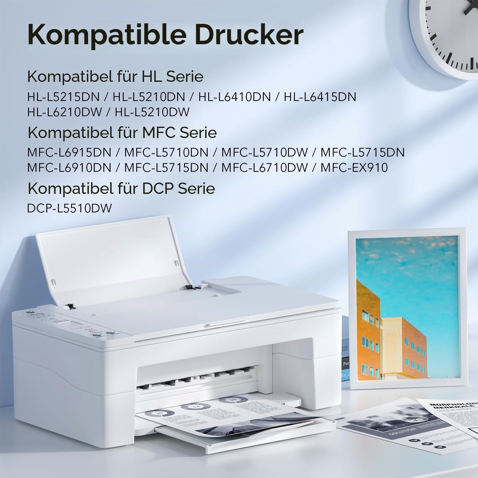 colorfly TN3600 TN3600XL Toner Kompatible für Brother TN3600 TN-3600 3600XL für Brother HL-L5210DN HL-L5210DW HL-L5215DN HL-L6210DW HL-L6410DN HL-L6415DN MFC-L5715DN MFC-L6710DW MFC-L6915DN, 2 Schwarz