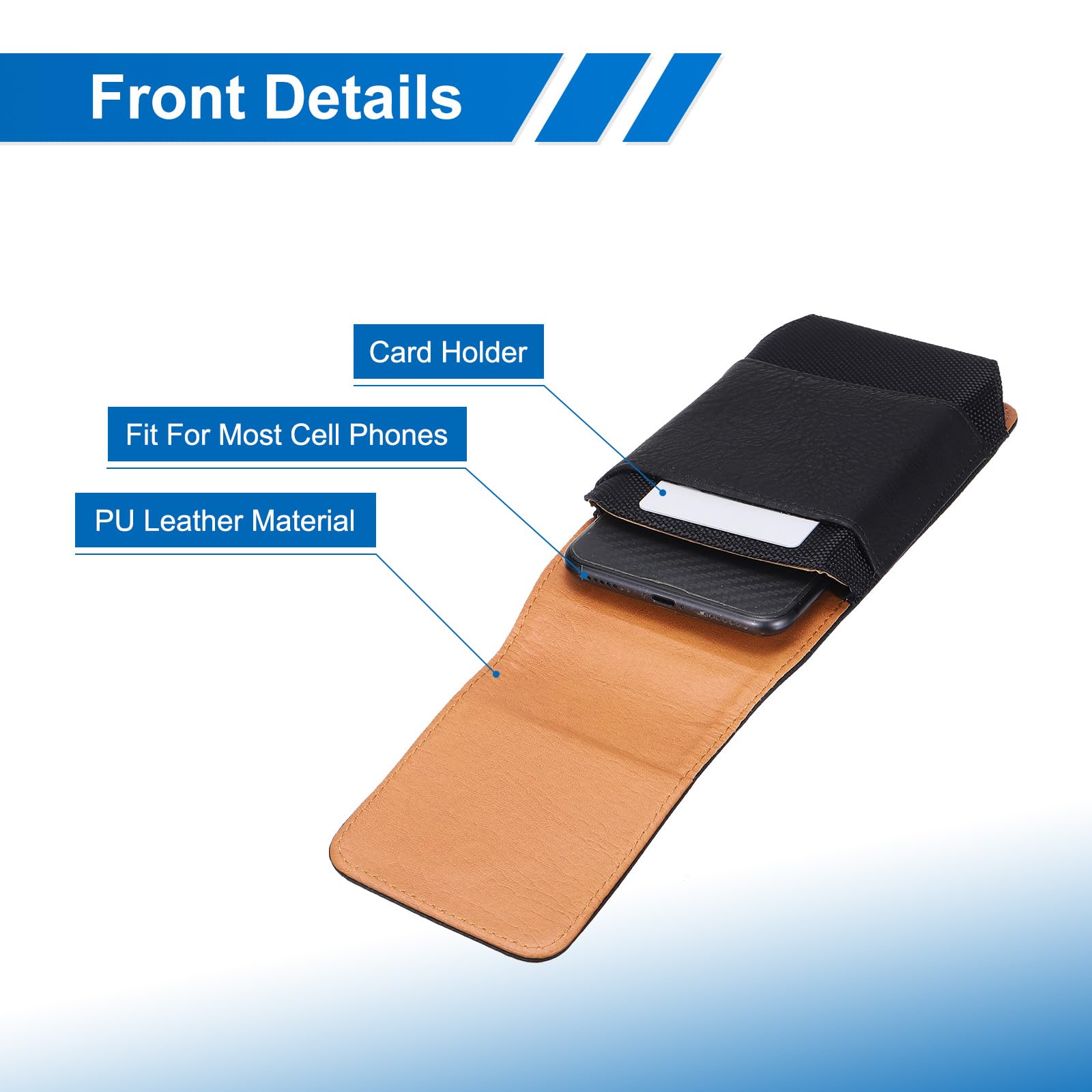 Custodia in nylon per telefono da 4,7-6,8 pollici Custodia
