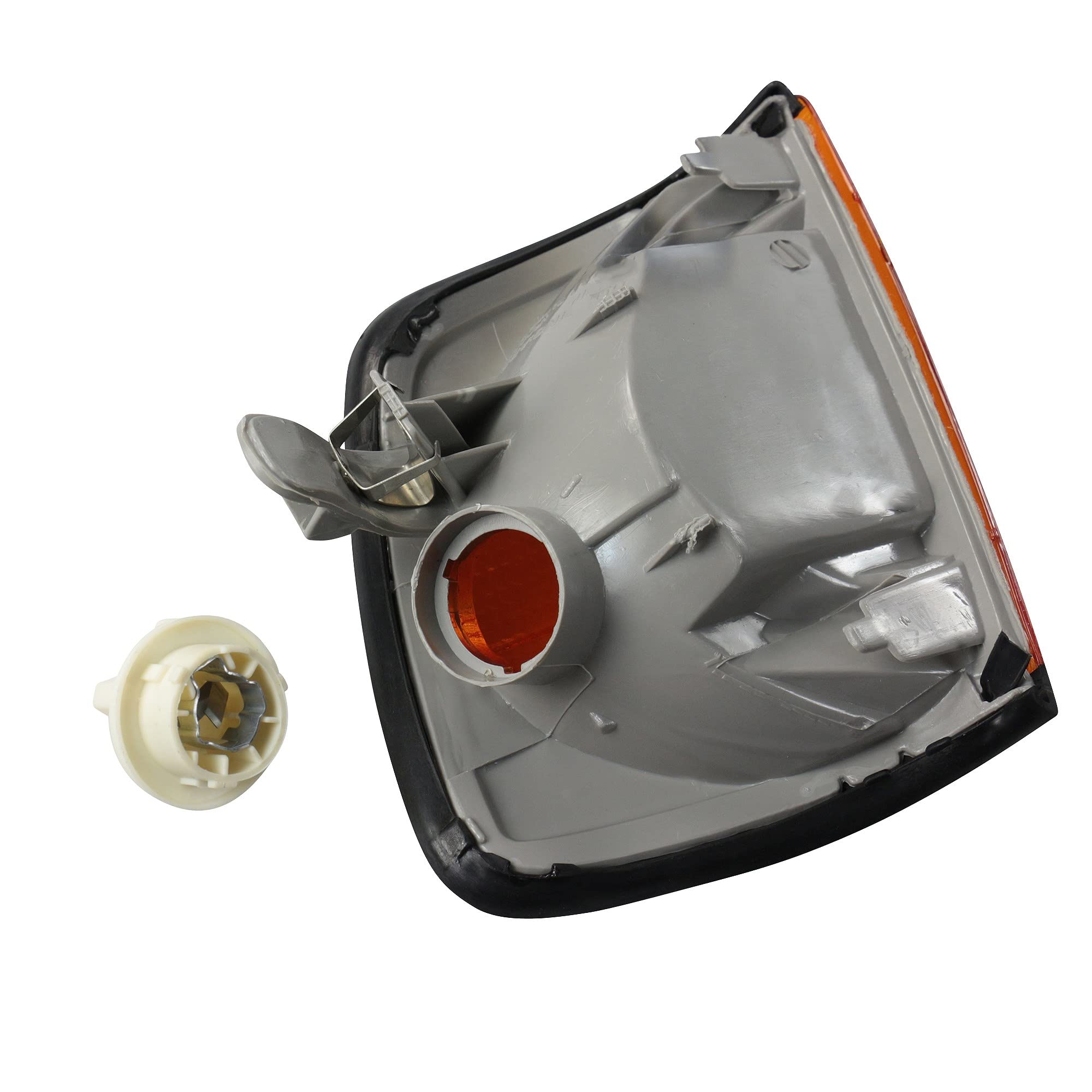 ATEC Germany 2x Intermitentes delanteros con soporte de lámpara naranja Luz