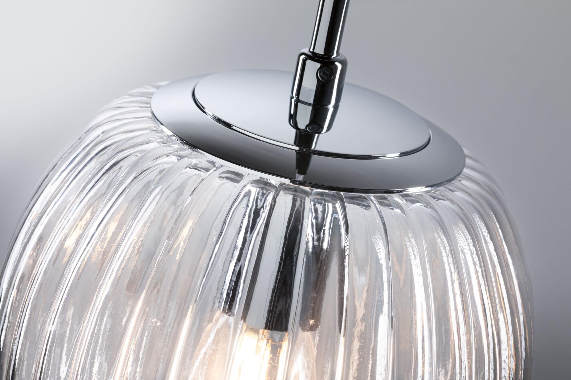Paulmann 71143 Luminaire en suspension Selection Bathroom Ruya IP44 E14 max. 20W Verre, Chrome éclairage de salle de bain - luminaire sans ampoule