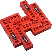 Vista 2 de Cuadrados de posicionamiento, herramienta de carpintería, abrazadera de esquina de 90 grados, cuadrados de carpintería, herramienta de carpintero