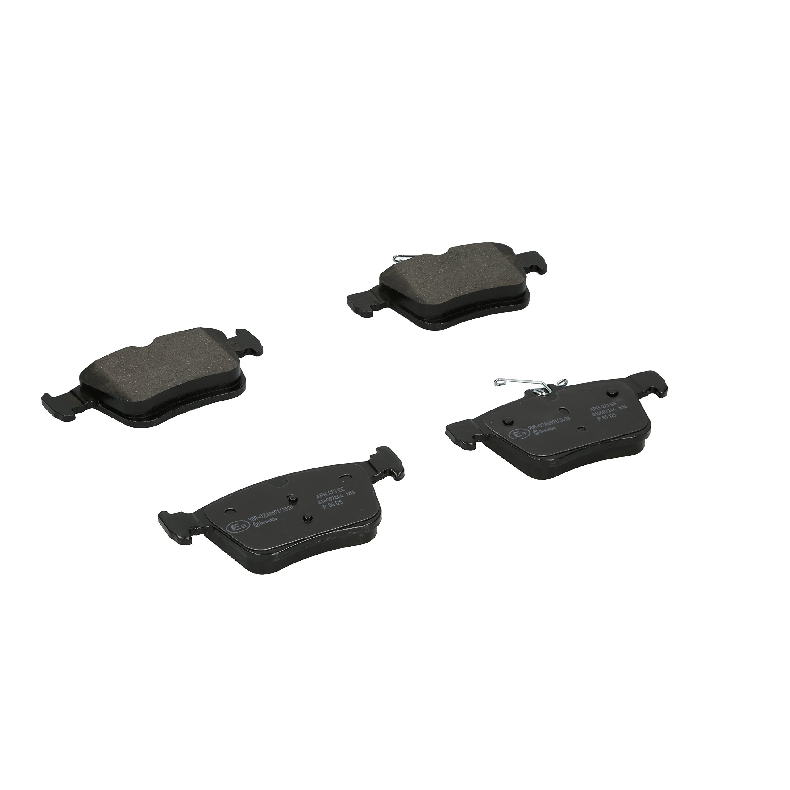 Brembo Bremsbeläge Vorne – Richtungsgebunden, 131,5mm, Für Seat Leon & VW, Inkl. Anti-Quietsch-Blech
