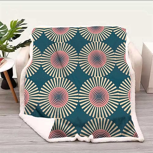 Miniatura 6 de Woodland Cobijas Calientes para Invierno - Manta de microfibra para sofá, color granate, melocotón, para camping, viajes, picnic, tamaño individual,