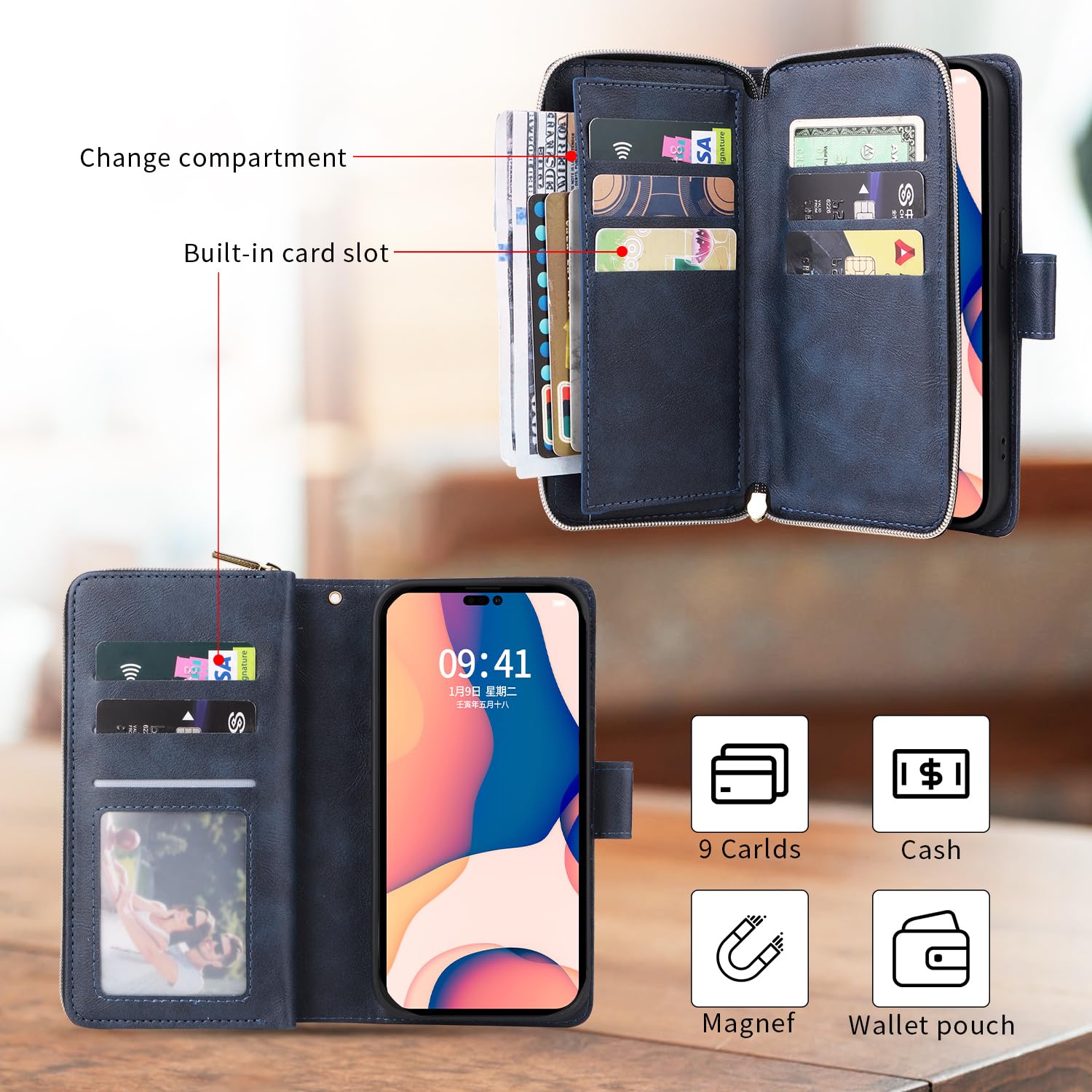 IPhone 16 Case - Wallet Folio Flip Phone Case - Flip - View #5