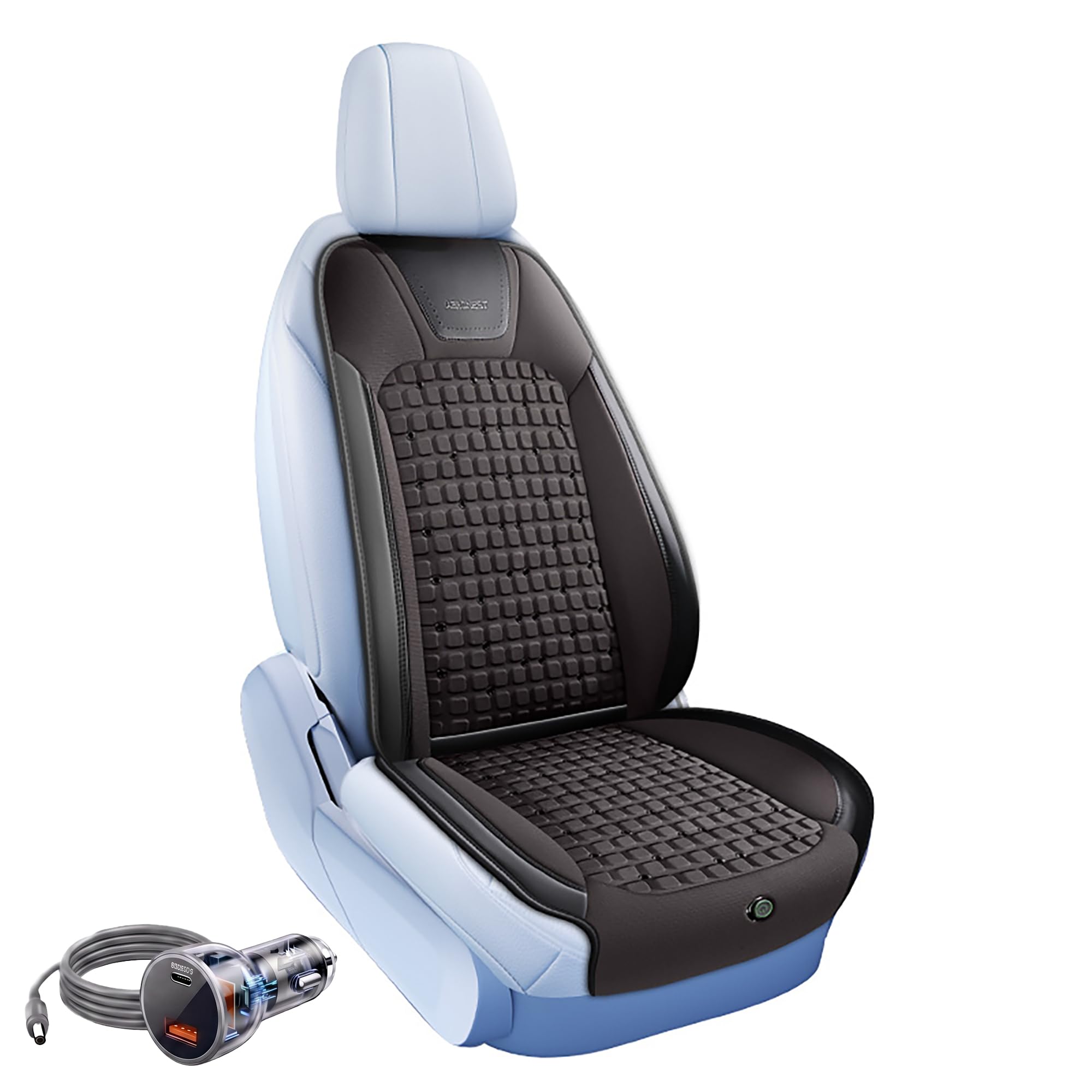 Amazon | クールシート 車用 2026新型 シートクーラー 冷気吸引 ナッパ