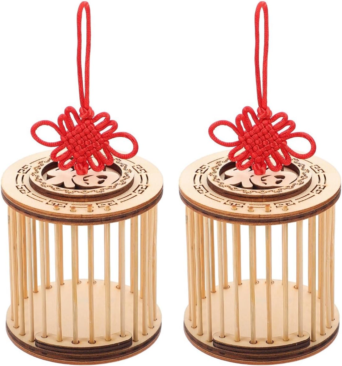 Mipcase Grasshopper Cage 2 Pack Lightweight Wooden Breeding Habitat for Crickets Small Pets Portable Outdoor Exploration Science Learning