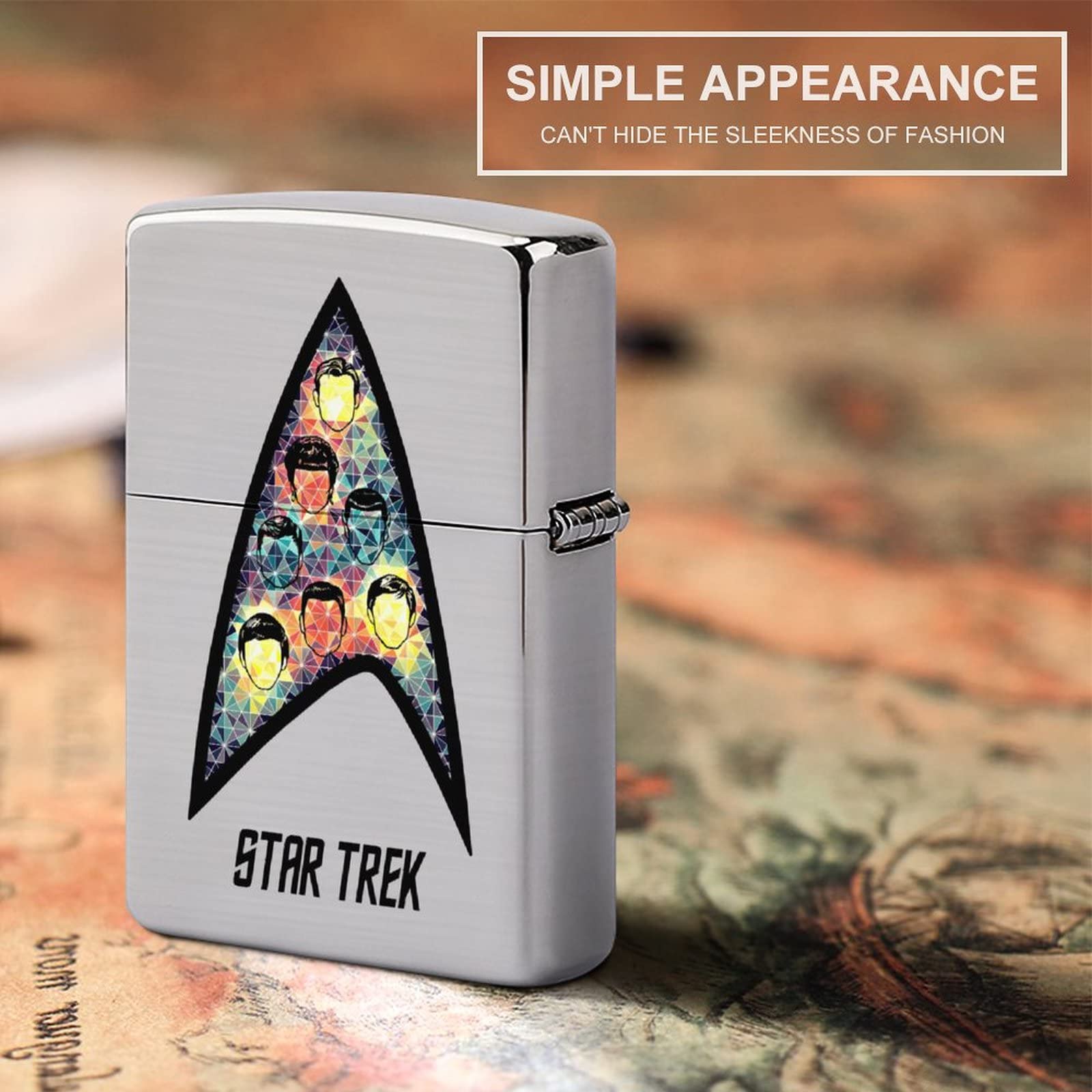 Amazon.co.jp: Zippo Lighter Case, Star Trek, ZIPPO Case, Lighter 