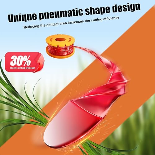 Miniatura 3 de LEIMO - Carrete para desbrozadora, compatible con carretes de desbrozadora Worx de cordón, recarga de línea de desbrozadora, 0.065 pulgadas para