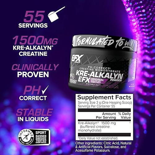 Vista 70 de EFX Sports Polvos Kre-Alkalyn