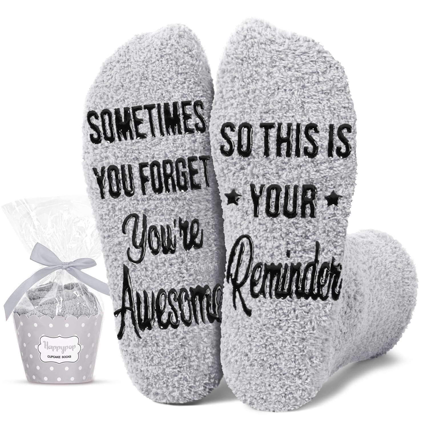 HAPPYPOP Novelty Gifts For Him - Fathers Day Socks For Dad Grandpa Uncle, Inspirational Gifts For Men