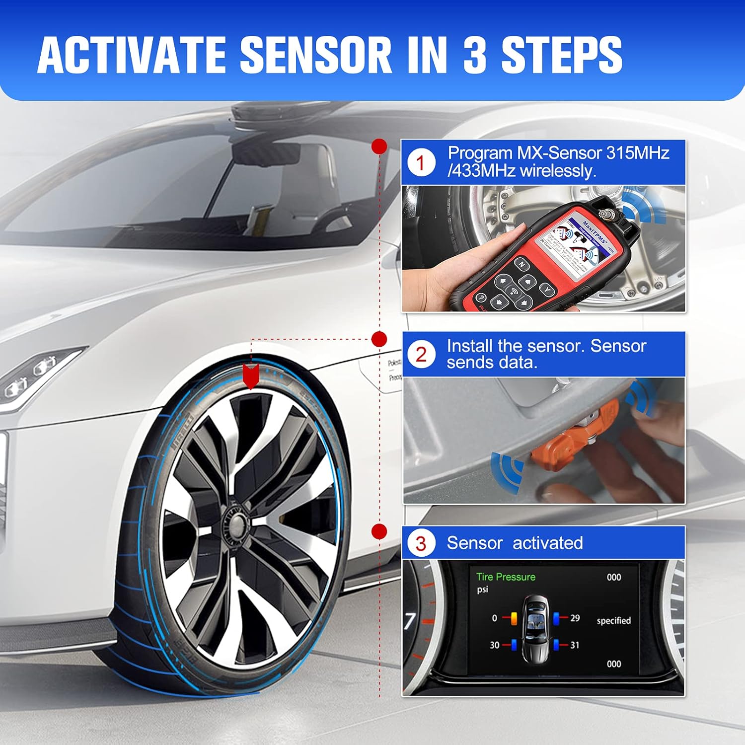 Exсluѕіvе Dіѕсоunt 🔥 Autel TPMS Relearn Tool MaxiTPMS TS408, TPMS Reset, Sensor Activation, Program Autel MX-Sensor, Key Fob Testing, Tire Pressure Monitor Sensor Reset Tool for GM, Ford and More Vehicle Brands Bеѕt Cуbеr Dеаlѕ 🔥 Autel TPMS Relearn Tool MaxiTPMS TS408, TPMS Reset, Sensor Activation, Program Autel MX-Sensor, Key Fob Testing, Tire Pressure Monitor Sensor Reset Tool for GM, Ford and More Vehicle Brands