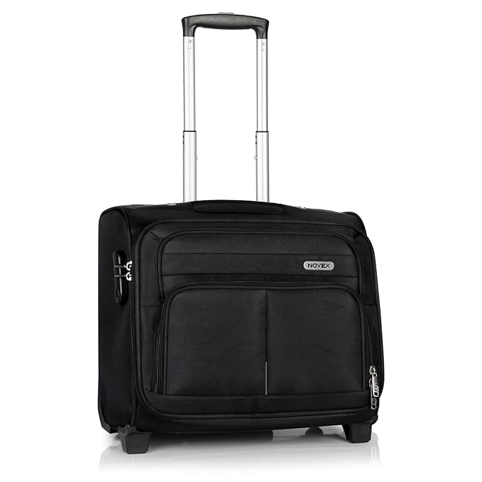 Buy NOVEX Overnighter Laptop Bag with 2 Wheels Trolley Luggage with