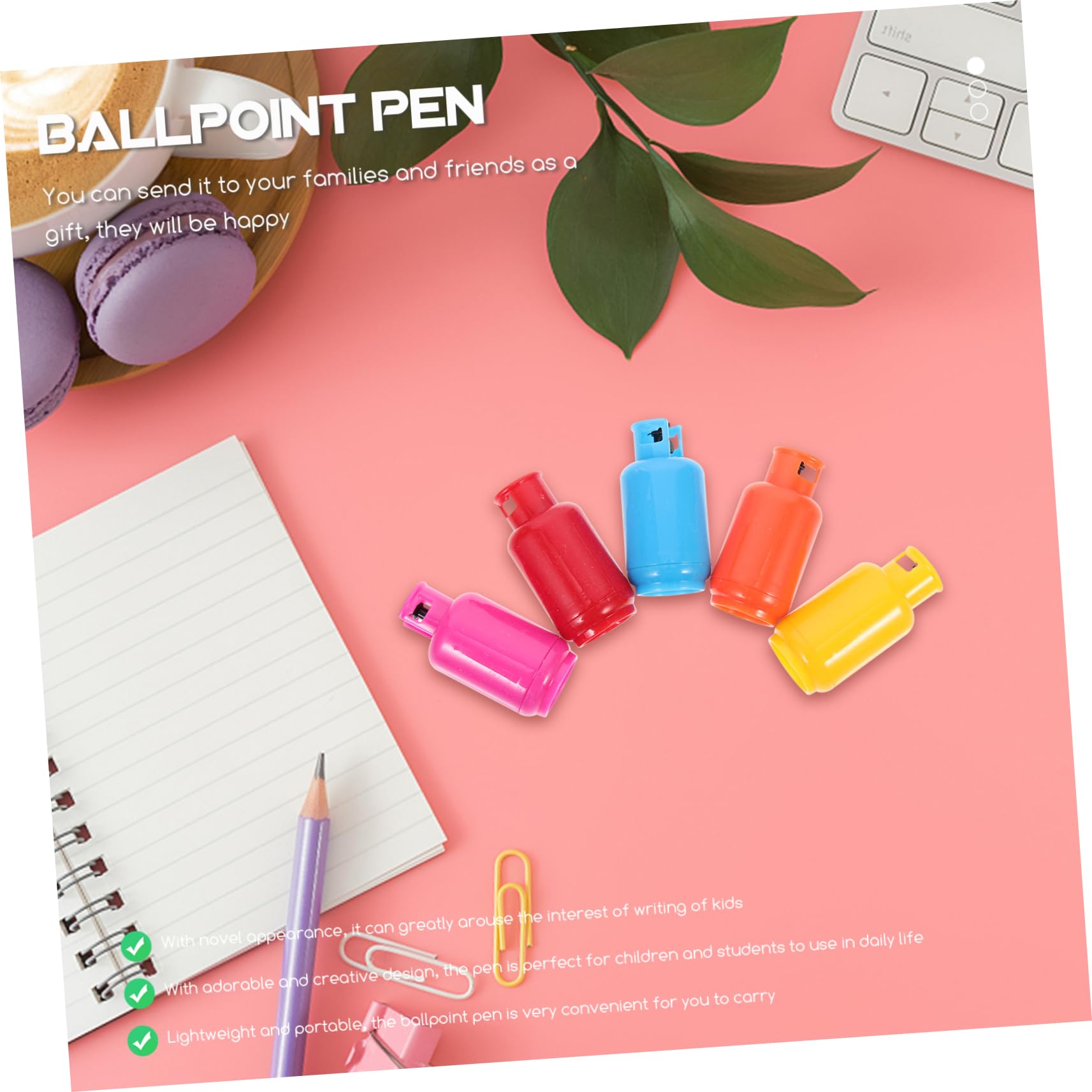 Tofficu 5 Set Penna A Sfera Per Serbatoio Di Gas Punto Agitarsi Gadget Gel Evidenziatori Multi Penne Nere Prodotto Penne Divertenti Penne A Sfera Portatili Plastica 18 Pezzi * 5