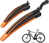 Bike Mudguard Set, Portable Adjustable Road Mountain Bike Bicycle Cycling Tires Front and Rear Mud Guard Fenders for MTB Mountain Road Bike