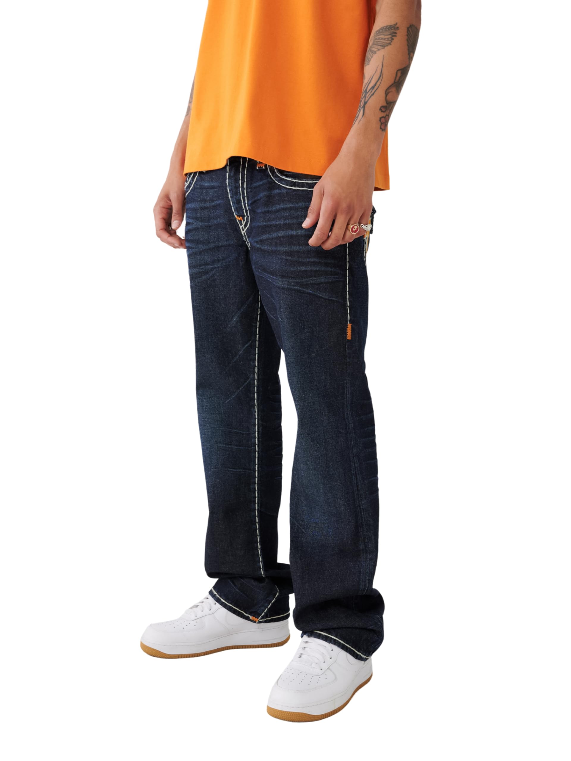 True Religion Calça jeans masculina Billy Double Raised Super T