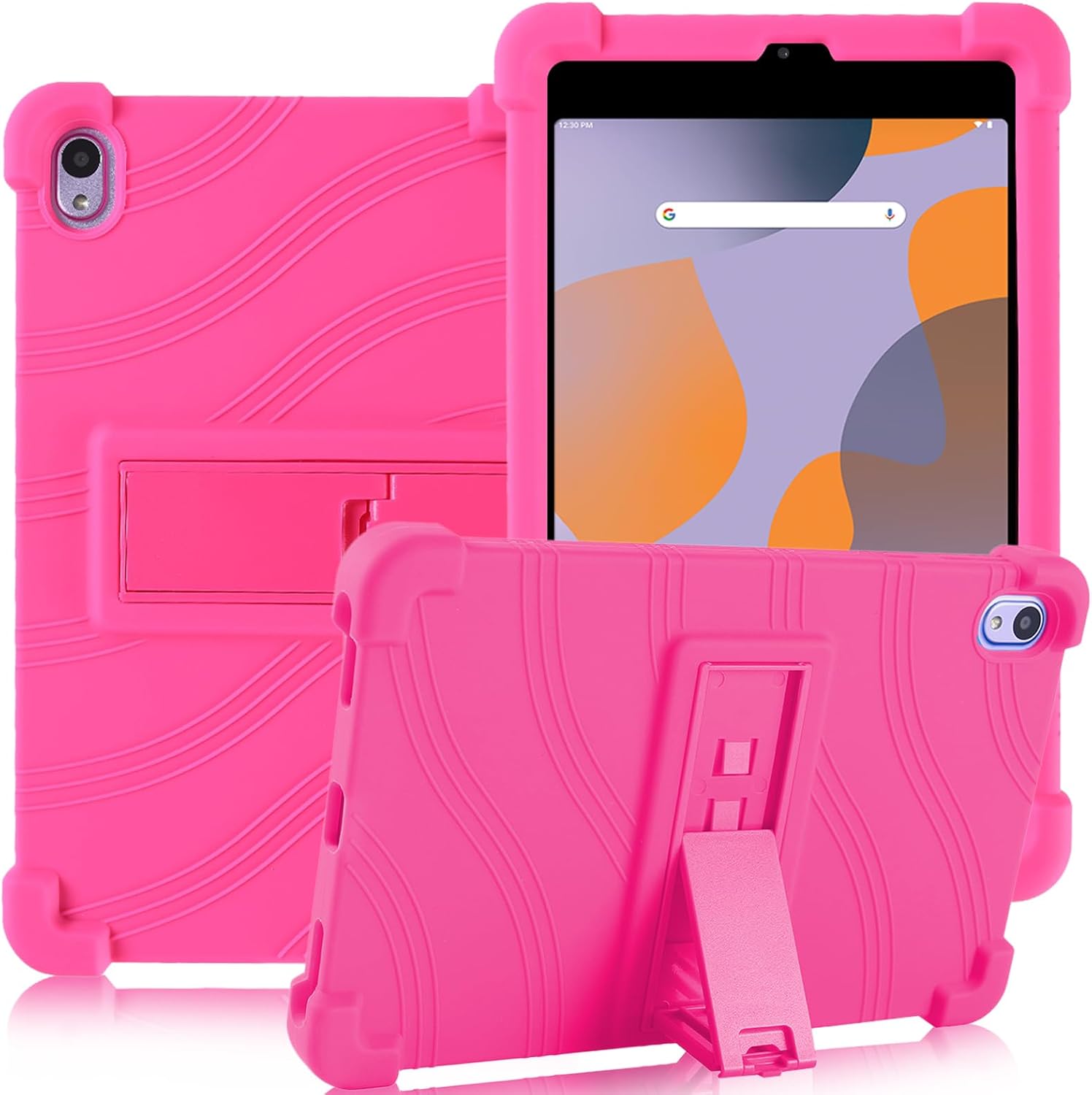 ATOOZ for Walmart Onn 8 Inch Tablet Case 2024 (Model: 100135923),Rose red