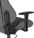 DXRacer Drifting L Ergonomic Video Gaming Chair with Lumbar Support and Headrest, Reclining Computer Gamer Chair for Adults (Water-Resistant Fabric, Light Grey)