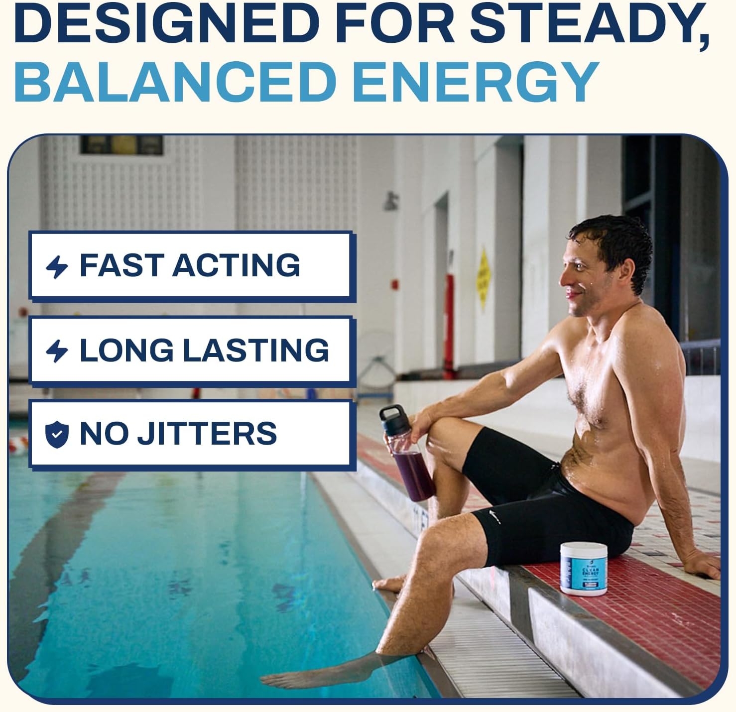 Ethan’s Feel Good Pre-Workout & Hydration Drink Mix, 200mg Plant-Based Caffeine, Electrolytes & Adaptogens, Vegan Organic — Blueberry Lemonade, 30 Servings