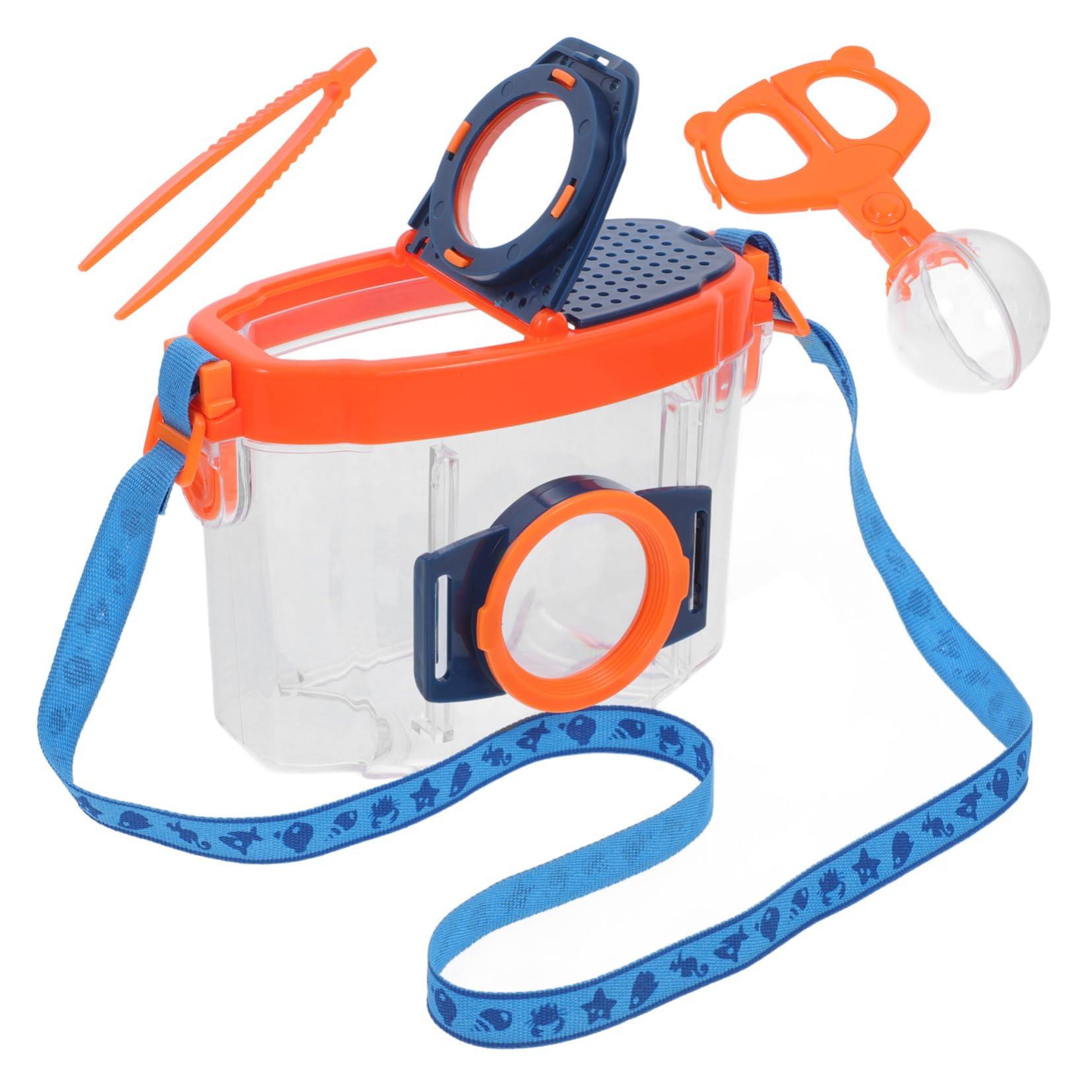 SUPVOX 1 Set Insect Viewer Box Transparent Magnifying Jar for Convenient Exploration for Collecting and Observing Leaves and More Engaging Learning Tool