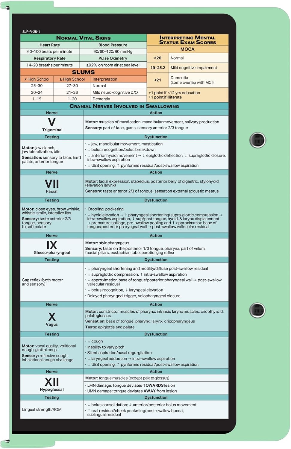 Whitecoat Clipboard® - Mint Speech-Language Pathology Edition