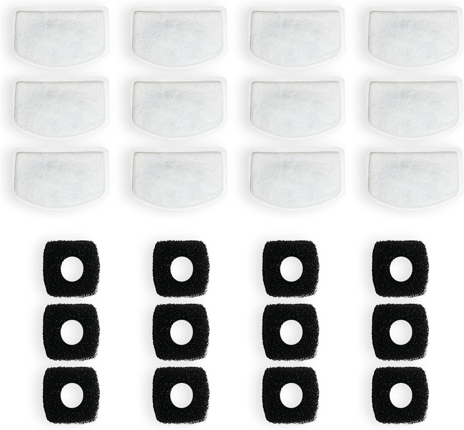 Set de 12 Filtros de Carbón Nispira para Fuente de Agua Orsda D60 3L