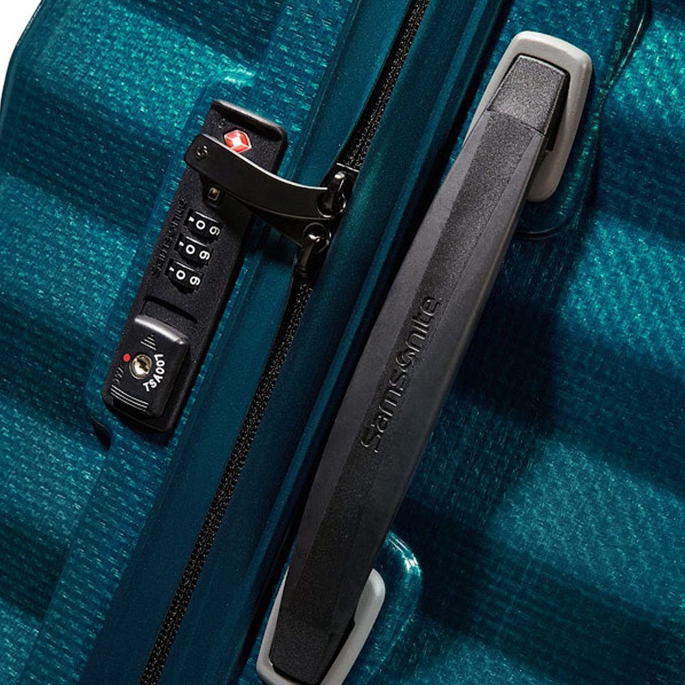 Samsonite Lite-Shock - Spinner L Maleta, 75 cm, 98.5 L, Azul (Petrol Blue)