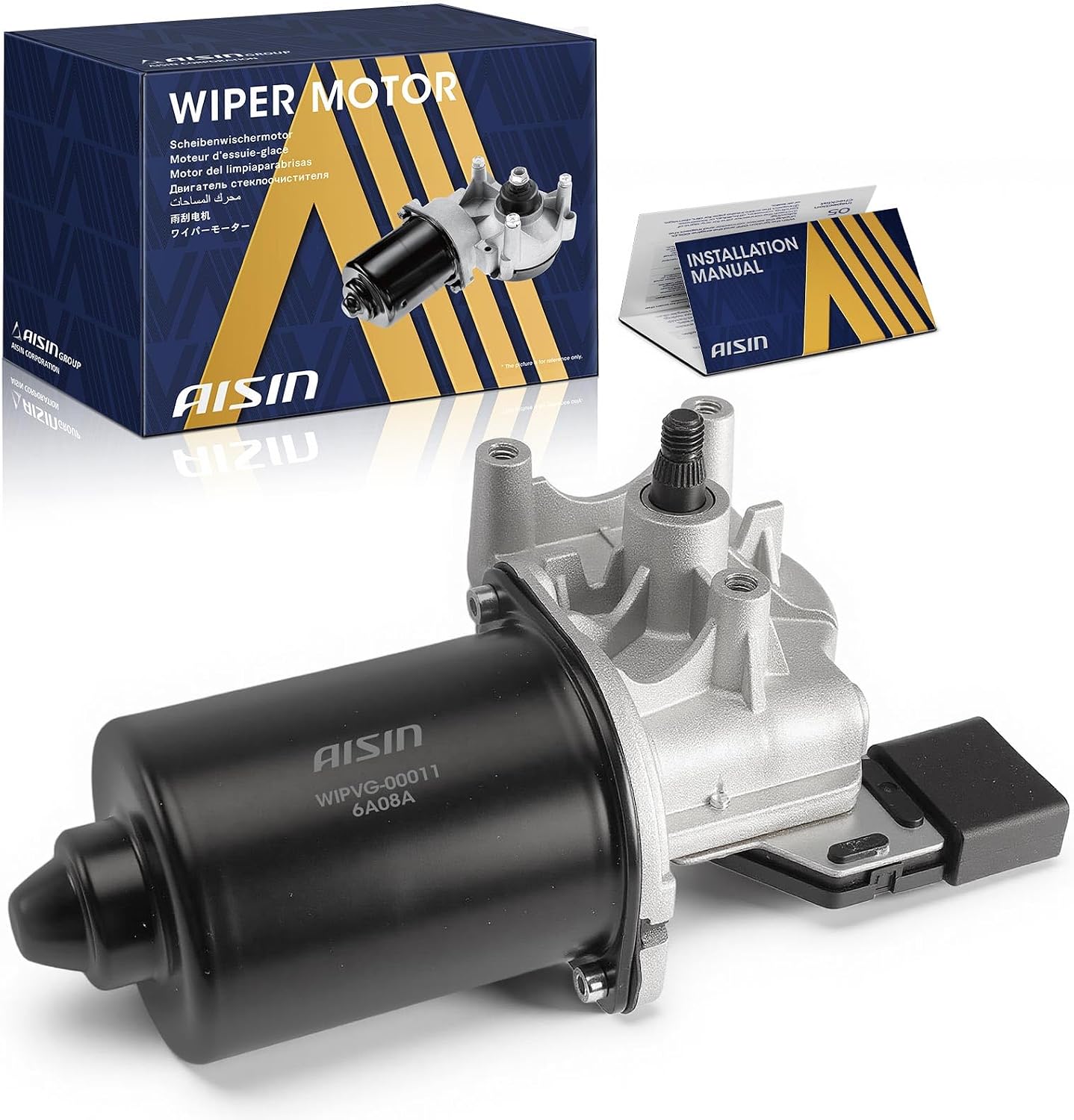 AISIN AFTERMARKET WIPVG-00011 Windshield Wiper Motor - Compatible with Volkswagen Jetta 2011-2015